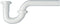 Plumb Pak PP941W White P-Trap, 1-1/4 in, Plastic