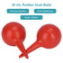 stonylab 30 ml Red Rubber Dust Balls, 3-Pack Air Blower Pump Lab Supply for Fluid Extraction Duster Cleaning Tool