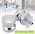 ZKSM 2 Set Shower Screen Handle Knob with Solid Stainless Steel for Bathroom Door Replacement