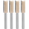 1/4-inch Shank, 1/2-inch Cutting Dia, 2-Flute Straight Router Bit, Carbide Tipped Plunge