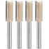 1/4-inch Shank, 1/2-inch Cutting Dia, 2-Flute Straight Router Bit, Carbide Tipped Plunge