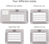 Envelope Addressing Guide Stencil Template Set, BENBO 4 Styles for Making Card Addressing