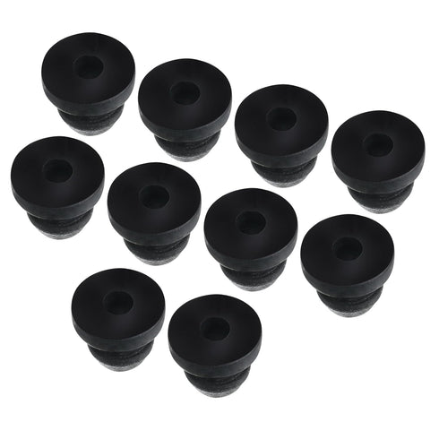 MECCANIXITY 10Pcs Snap Rubber Grommet Hole Plug, Dia 5.5mm ID 3mm H 8mm Seal for Electrical Box Cable Pipe
