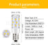 E14 4000K AC120V 2835 21SMD Chipsets E14 Bulb Pack 2 Ruiandsion LED Wall Sconces Warm Screw Base LED for Candle Ceiling