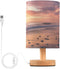 KUEJOP Bedside Lamps Sea Turtles Nesting in The Sand Table Lamp with Non-Slip