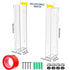 (3-Tier) NiHome Multi-Tier Clear Acrylic Wall Mount Glove Box Holder Tissue Box Dispenser for Kitchen, Bathroom