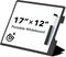 Portable Dry Erase Board, Magnetic Whiteboard MWB01, 12" x 17", for Office and School