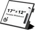 Portable Dry Erase Board, Magnetic Whiteboard MWB01, 12" x 17", for Office and School