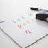 BAZIC Dry Erase Lap Board, 9"x12" & Marker, Double Sided Primary Ruled & Blank, 2-Pack for Teacher Home