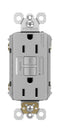 Legrand radiant 1597TRGRYCCD4 15 Amp GFCI Self Test Duplex Outlet, Tamper Resistant, Gray (1 Count)