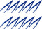 10Pcs First Aid Tweezers, Disposable Forceps, Practical Clamp Clips for Elementary Science, Blue