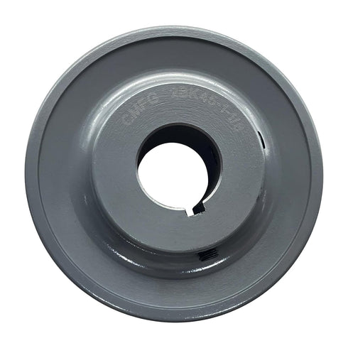 2BK45-1-1/8 V Belt Pulley, 4.25'' OD 1-1/8'' Bore, Cast Iron Material, BK Double Groove for "4L" or "A" Belts and "5L"