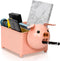 Made Easy Kit Desk Organizer, Module Compartments, Pink Pig