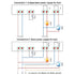 Digital Temperature Controller AC110V 10A Thermostat with 2m Waterproof Sensor, 2 Relays for Heating Cooling Incubator