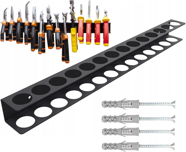 Generic Screwdriver Organizer,Steel Plier Storage Mount For Wall - Hand Tool Organization Supplies
