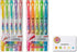 Uni Propus Window Double-Sided Highlighter Pen, 10 Color Set with 4.0 mm/0.6 mm Twin Tip and Sticky Notes