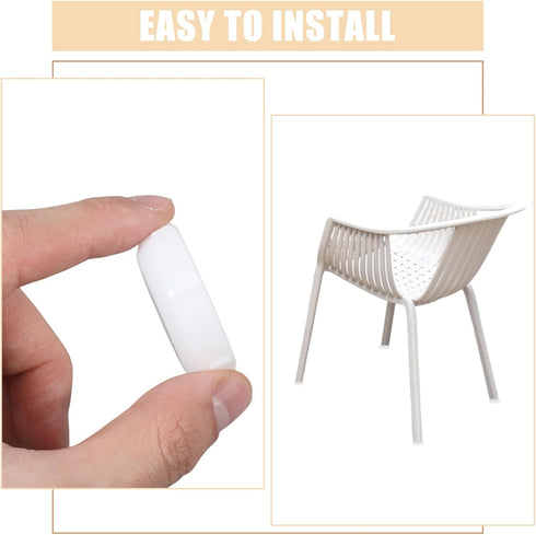 36 CHGCRAFT Pcs Round Chair Leg Floor Protectors Folding Chair Leg Caps Chair Replacement Foot Caps for Furniture Leg