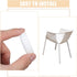 36 CHGCRAFT Pcs Round Chair Leg Floor Protectors Folding Chair Leg Caps Chair Replacement Foot Caps for Furniture Leg