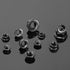 SG TZH M6 1.0mm 100Pcs 304 18-8, x Serrated Flange Hex Lock Nuts Stainless Steel Full Thread, Hex Drive, Bright Finish