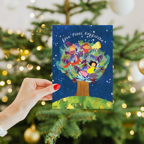 Tree-Free Greetings Season's Greeting Cards - 10 Artful Designs with Matching Envelopes, 100% Recycled Paper