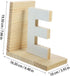 Decorative Wooden Bookends for Desk Organization