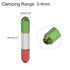 HARFINGTON Aluminum Alloy Pin Gage Handle - 3-4mm Clamping Range, Go No Double End Gauge Handle