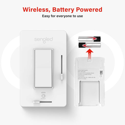 Sengled Bulb, Dimmer 2700K-6500K 1 Pack Dual Mode Smart Switch, Smart Wall Switch That Only Works with Dual Mode Smart