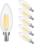 comzler E12 LED Candelabra Bulb Dimmable, 3000K Soft White Light 40W Equivalent