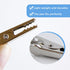 100pcs Metal Alligator Clip, 35mm Spring Clamps Test Line Crocodile Clip for Laboratory Electric Testing Work
