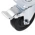 4 Inch Set 4, 2200lbs, 2 2 Caster Wheels of Industrial Top Plate Swivel Casters Load Locking Swivel Rolling Wheel