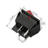 Baomain Boat Rocker Switch DPST ON/Off Snap, 4 Pin 16A/250V, Pack of 2