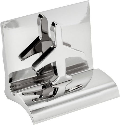 Design Gifts Airplane Business Card Holder - Stylish Office Accessory