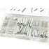 200Pcs Zinc Plated Steel Coil Spring Wire Assortment Kit for Extension and Compression Repair Tools