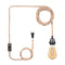 eivtokn Plug in Pendant Light Cord, Industrial Hanging Light Kit with 15FT Hemp