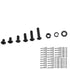 300Pcs M3 Black Alloy Steel Hex Socket Screws Nuts Washer Assortment Kit (Set B Button Head)
