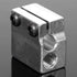 Dophee Volcano Nozzle 3D Printer Extruder Print Head + Heater Block Kit, 0.6/0.8/1/1.2mm