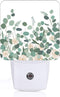 FSHVQKD Eucalyptus Branches and Roses Night Light,Plug-in Nightlights Auto Sensor Night Lamp Dusk