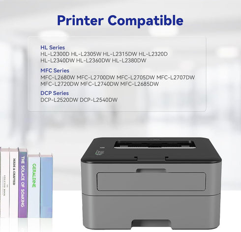 TN660 Toner Cartridge High Yield for Brother TN 660 TN-660 TN630 for HL-L2380DW MFC-L2700DW (Black, 4 Pack)