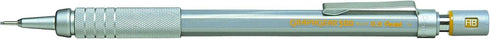 Pentel Graphgear 500 Mechanical Pencil, 0.9mm Lead, Grade HB, 1 x Silver Graphgear Pencil