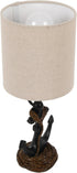40W, (8" 8" 16" Decor Therapy Anchor Resin Accent Lamp, Easy on/Off Push-Through Light Switch, Coastal Style, Energy