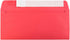 JAM PAPER #10 Business Colored Recycled Envelopes, Peel and Seal Closure, Red, 100/Pack