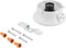 Aspen Creative 22103-03-1 Flush Mount Ceiling Fixture Shade Holder Kit, Matte White Finish, 3-5/8" Fitter, 4-3/4"