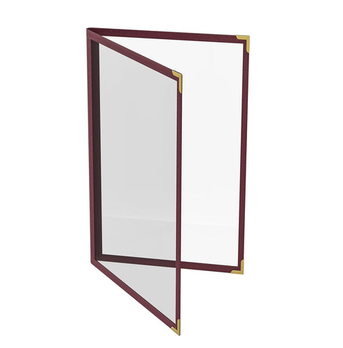 12 Pcs Menu Covers, 8.5x14 Legal Size, 2 Page 4 View menu