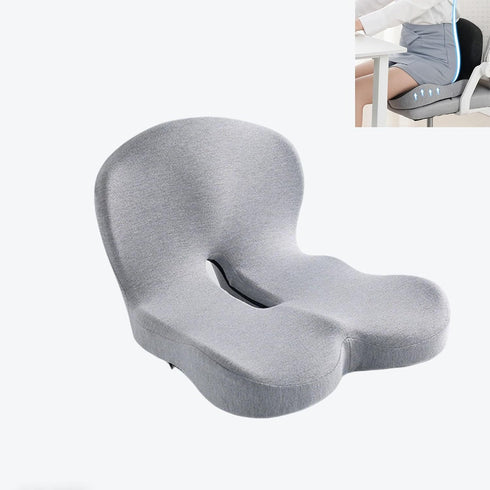 ZyClixtraz Seat Cushion for Office Workers,Memory Foam L-Shaped Integrated Seat Cushions,Orthopedic Cushion, Breathable