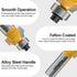 1/8" 1/2 Inch FivePears Radius Roundover Router Bit Shank, Round Over Router Bit for Edging Forming Rounding