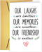 CTVSPC Cute Forever Friendship Card for Her Bestie Women Female Sister Best Friends