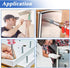 5 Pcs Stubby Magnetic Screwdriver Set, Phillips Head & Flat Head, 2-in-1 Interchangeable Bit Tool for Repair