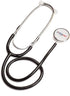 8.7-16.5" PARAMED Aneroid Sphygmomanometer with Stethoscope Manual Blood Pressure Cuff with Universal Cuff and D-Ring