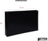 GOLD SEAL 7 Ring Executive Check Binder, Black Textured Premium Leatherette Cover, 600 Check Capacity for 9 x 13"