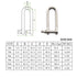 M12 Long D Ring Shackle, 304 Stainless Steel Anchor Shackle with Screw Pin for Material Handling (Pack of 2)